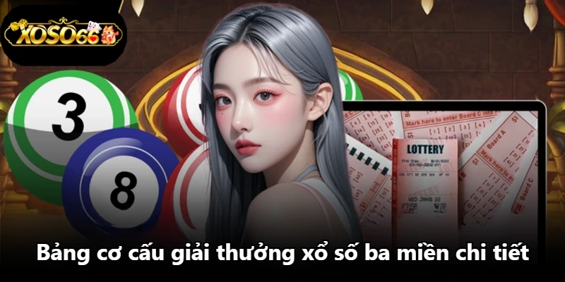 Bảng cơ cấu giải thưởng xổ số ba miền chi tiết Bảng cơ cấu giải thưởng xổ số ba miền chi tiết