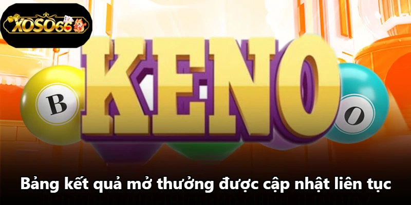 Bảng kết quả mở thưởng được cập nhật liên tục Bảng kết quả mở thưởng được cập nhật liên tục