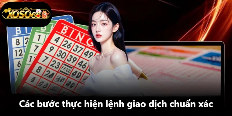 Các bước thực hiện lệnh giao dịch chuẩn xác Các bước thực hiện lệnh giao dịch chuẩn xác